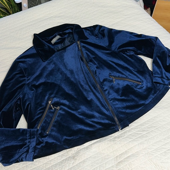 Bagatelle moto  biker dressy  Jacket 3x velvet euc - Picture 2 of 5